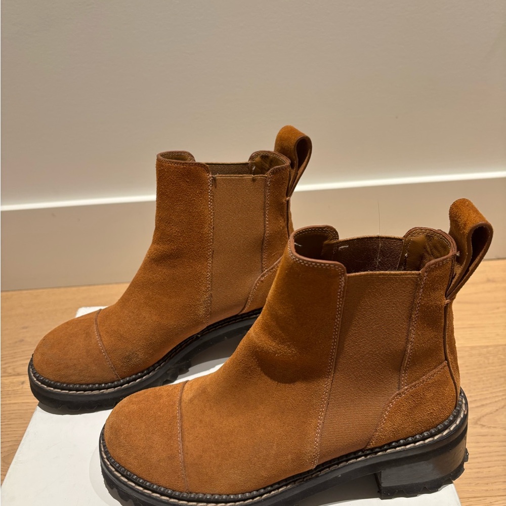 See By Chloe Tan Suede Chelsea Boots - Picture 2 of 5